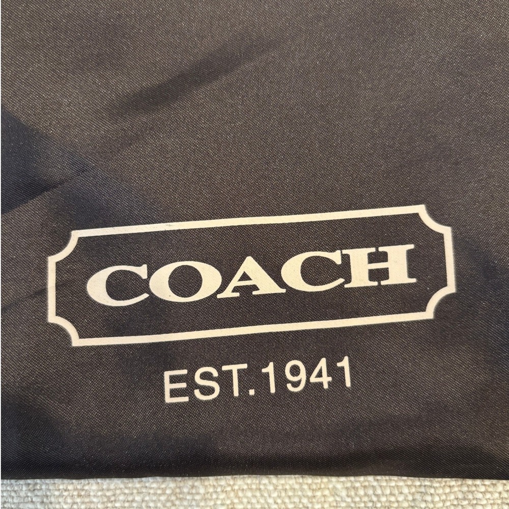 Authentic Coach Large Dust Bag 23.5" x 19" Satin-Lined Drawstring Storage Cover